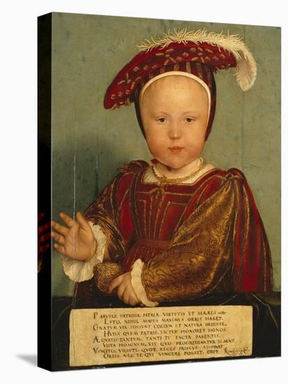 Portrait of Edward Prince of Wales, Later Edward VI, as a Child-Hans Holbein the Younger-Premier Image Canvas