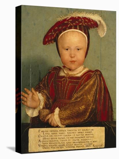 Portrait of Edward Prince of Wales, Later Edward VI, as a Child-Hans Holbein the Younger-Premier Image Canvas