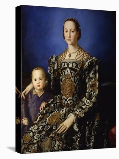 Portrait of Eleanor of Toledo with Her Son Giovanni, Ca 1545-Agnolo Bronzino-Premier Image Canvas