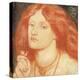 Portrait of Elizabeth Siddal-Dante Gabriel Rossetti-Premier Image Canvas