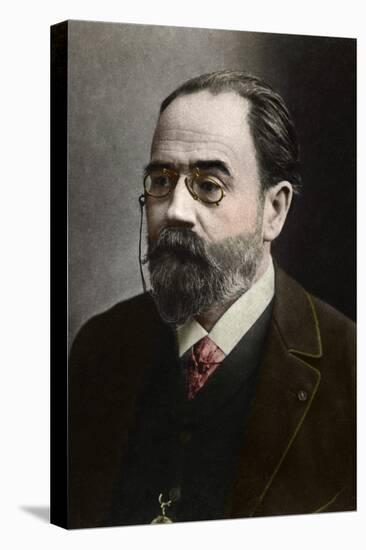 Portrait of Emile Zola (1840-1902) French writer-French Photographer-Premier Image Canvas