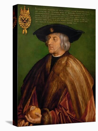 Portrait of Emperor Maximilian I (1459-151), 1519-Albrecht Dürer-Premier Image Canvas