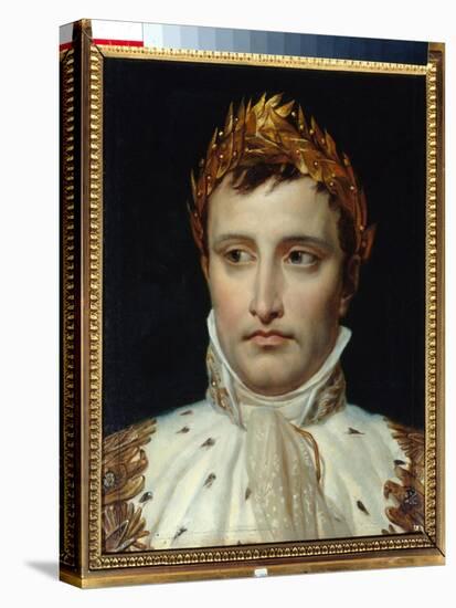 Portrait of Emperor Napoleon I (1769-1821) Painting by Jacques Louis David (1748-1825) 19Th Century-Jacques Louis David-Premier Image Canvas