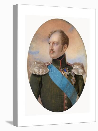 Portrait of Emperor Nicholas I (1796-185)-Ivan Andreyevich Winberg-Premier Image Canvas