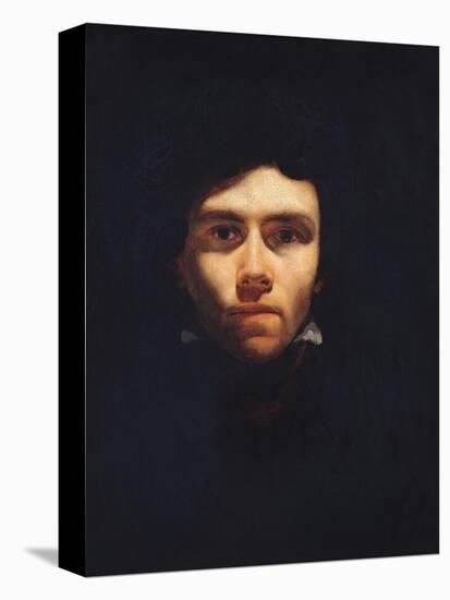 Portrait of Eugene Delacroix (1798-1863) circa 1818-19-Théodore Géricault-Premier Image Canvas