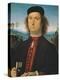 Portrait of Francesco delle Opere-Pietro Perugino-Premier Image Canvas