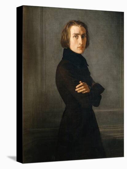 Portrait of Franz Liszt-Henri Lehmann-Premier Image Canvas