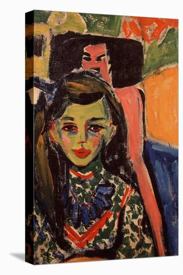 Portrait of Franzi, 1908-Ernst Ludwig Kirchner-Premier Image Canvas