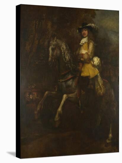 Portrait of Frederick Rihel on Horseback, Ca 1663-Rembrandt van Rijn-Premier Image Canvas