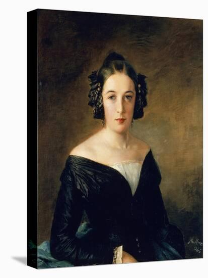 Portrait of Friederike Arnold, 1845-Adolph Menzel-Premier Image Canvas