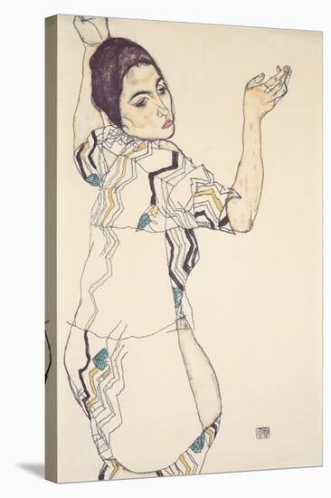 Portrait of Friederike Maria Beer, 1914-Egon Schiele-Stretched Canvas