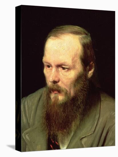 Portrait of Fyodor Dostoyevsky (1821-81) 1872-Vasili Grigorevich Perov-Premier Image Canvas