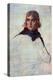 Portrait of General Napoleon Bonaparte-Jacques-Louis David-Stretched Canvas