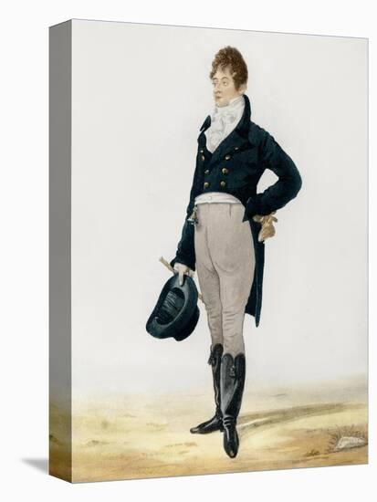 Portrait of George Beau Brummell-Robert Dighton-Premier Image Canvas