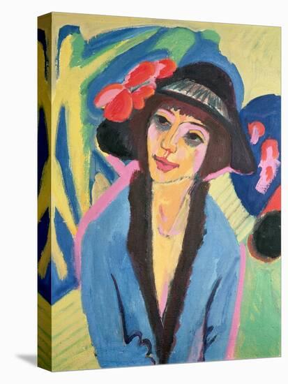 Portrait of Gerda-Ernst Ludwig Kirchner-Premier Image Canvas