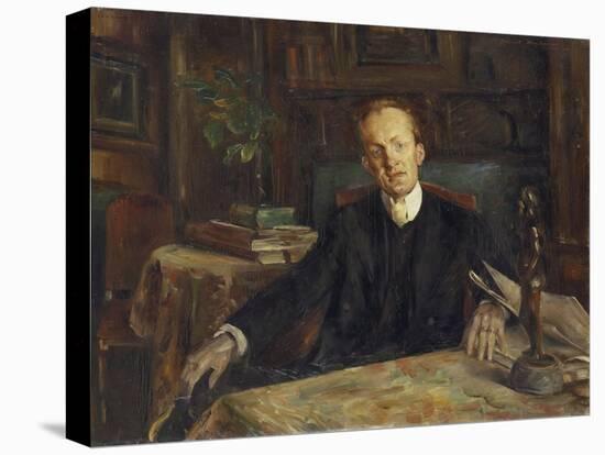 Portrait of Gerhart Hauptmann, 1900-Lovis Corinth-Premier Image Canvas