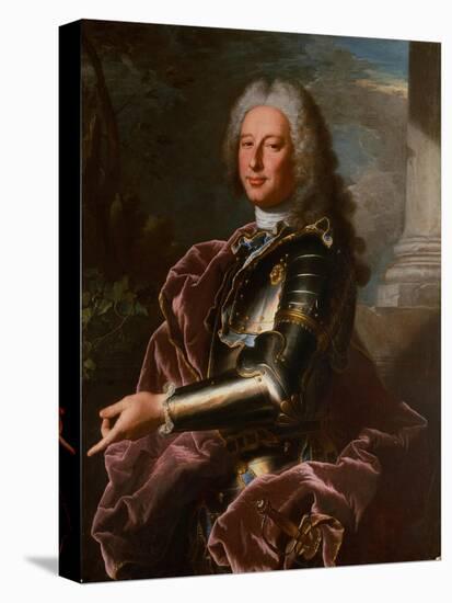 Portrait of Giovanni Francesco II Brignole Sale, Duke of Genoa 1746-1748-Hyacinthe Rigaud-Premier Image Canvas