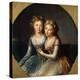 Portrait of Grand Duchesses Alexandra Pavlovna and Elena Pavlovna of Russia, 1796-Elisabeth Louise Vigee-LeBrun-Premier Image Canvas