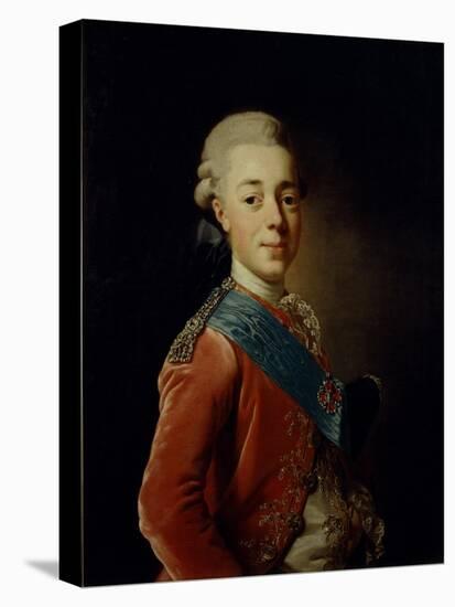 Portrait of Grand Duke Pavel Petrovich (1754-180), 1776-Alexander Roslin-Premier Image Canvas