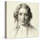 Portrait of Harriet Beecher Stowe, 1853-Francis Holl-Premier Image Canvas