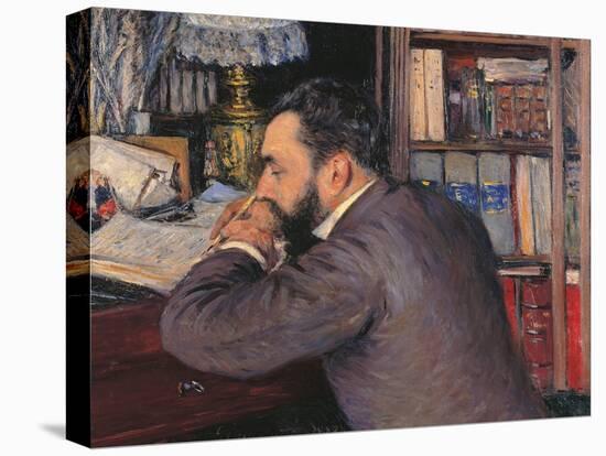 Portrait of Henri Cordier-Gustave Caillebotte-Premier Image Canvas