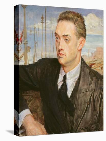Portrait of Henry De Montherlant (1895-1972) 1923 (Oil on Canvas)-Jacques-emile Blanche-Premier Image Canvas