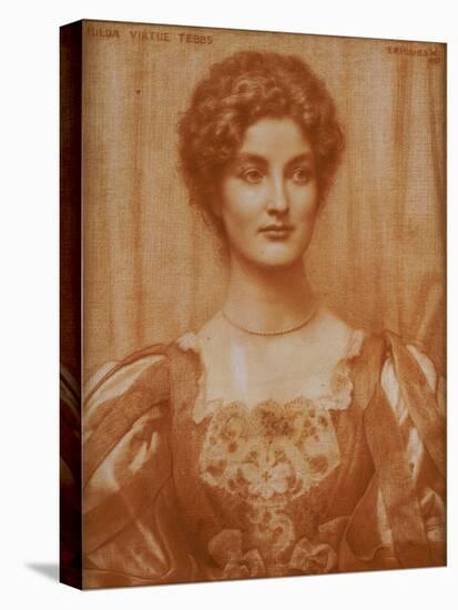 Portrait of Hilda Virtue Tebbs, 1897-Edward Robert Hughes-Premier Image Canvas