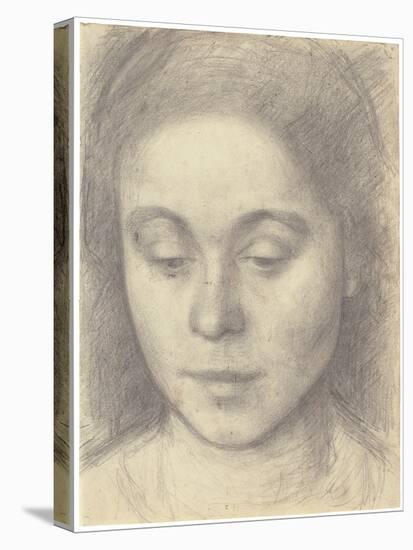 Portrait of Ida, the Artist's Wife, 1898-Vilhelm Hammershoi-Premier Image Canvas
