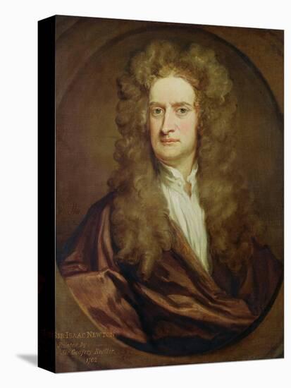 Portrait of Isaac Newton-Godfrey Kneller-Premier Image Canvas