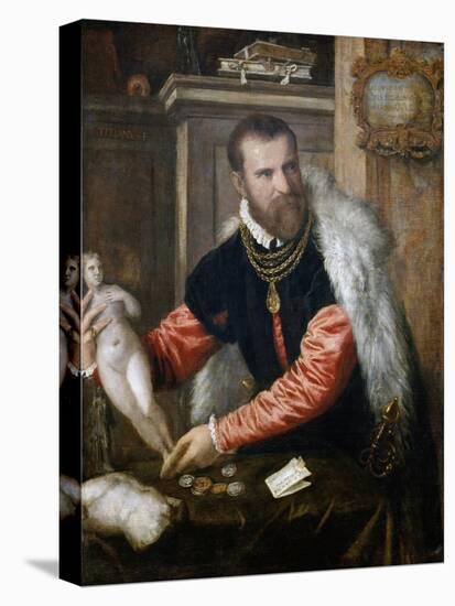 Portrait of Jacopo Strada (1507-158), Ca 1567-Titian (Tiziano Vecelli)-Premier Image Canvas