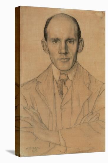 Portrait of James Craig Annan (1864-1946), Photographer, 1902 (W/C and Chalk)-William Strang-Premier Image Canvas