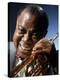 Portrait of Jazz Musician Louis Armstrong-John Loengard-Premier Image Canvas