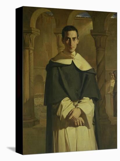 Portrait of Jean Baptiste Henri Lacordaire (1802-61), French Prelate and Theologian, 1841-Theodore Chasseriau-Premier Image Canvas