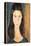Portrait of Jeanne Hebuterne-Amedeo Modigliani-Stretched Canvas