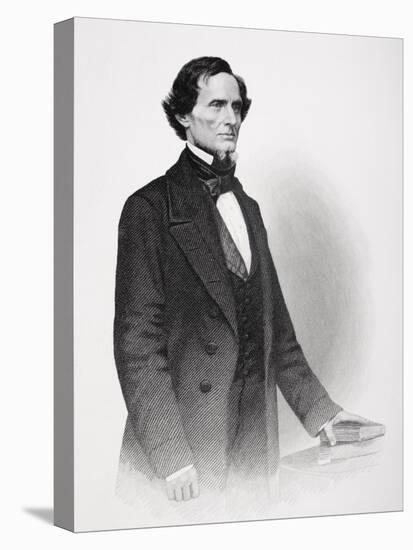 Portrait of Jefferson Davis-Mathew Brady-Premier Image Canvas
