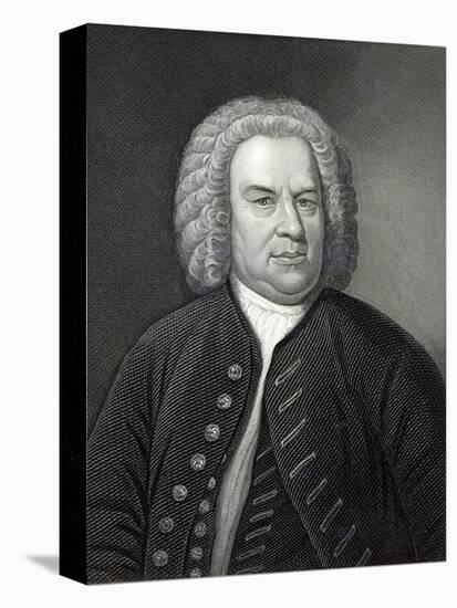 Portrait of Johann Sebastian Bach, German Composer (Engraving)-Elias Gottleib Haussmann-Premier Image Canvas