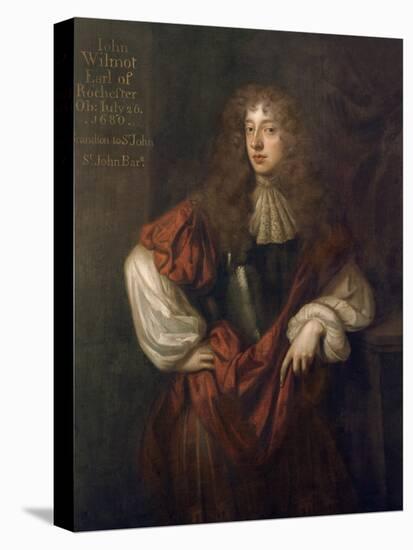 Portrait of John Wilmot (1647-80) 2nd Earl of Rochester-Sir Peter Lely-Premier Image Canvas