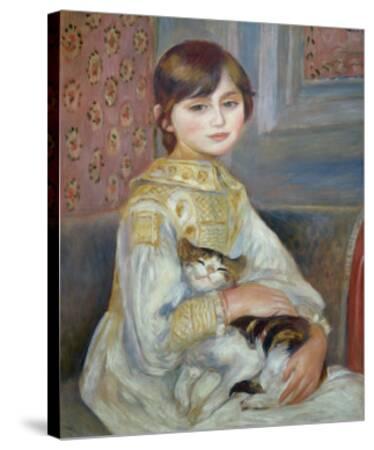 Pierre-Auguste Renoir Acrylglasbild Julie Manet mit Katze