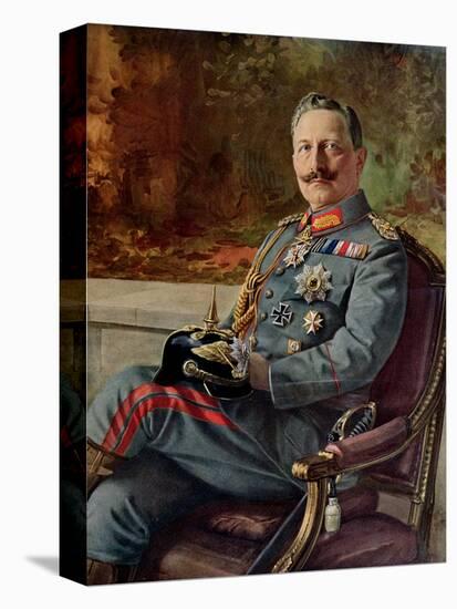 Portrait of Kaiser Wilhelm II-null-Premier Image Canvas