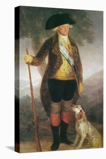 Portrait of King Charles IV of Spain Hunting (Oil on Canvas)-Francisco Jose de Goya y Lucientes-Premier Image Canvas