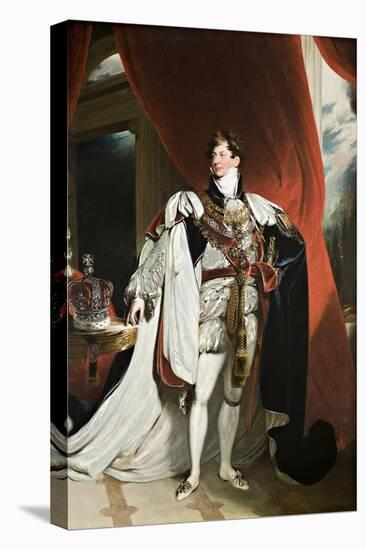 Portrait of King George IV, 1820-30-Thomas Lawrence-Premier Image Canvas