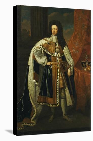 Portrait of King William III (1650-1702), in State Robes-Godfrey Kneller-Premier Image Canvas