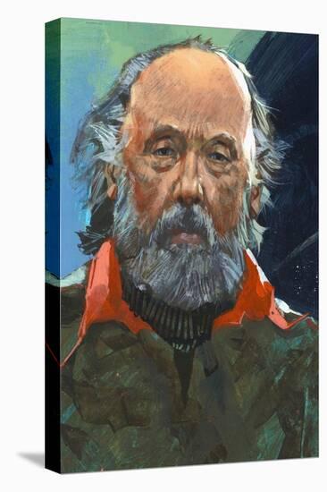 Portrait of Konstantin Tsiolkovsky (Izhevsk 1857-Kaluga, 1935), Russian Pioneer of Astronautics-null-Premier Image Canvas