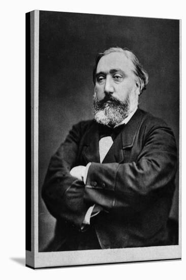 Portrait of Leon Gambetta (1838-1882), French statesman-French Photographer-Premier Image Canvas