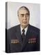 Portrait of Leonid Brezhnev-null-Premier Image Canvas