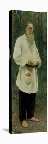 Portrait of Lev Tolstoy (1828-1910) 1901-Ilya Efimovich Repin-Premier Image Canvas