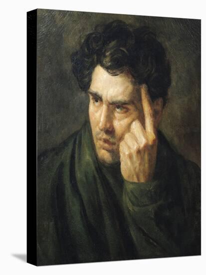 Portrait of Lord Byron (1788-1824)-Théodore Géricault-Premier Image Canvas