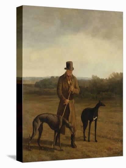 Portrait of Lord Rivers with Two Greyhounds, C.1825-Jacques-Laurent Agasse-Premier Image Canvas