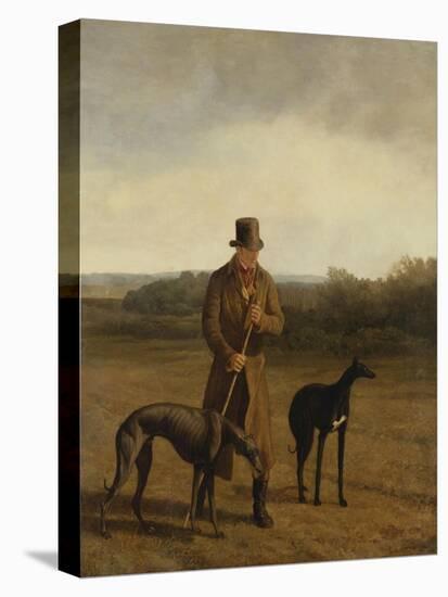Portrait of Lord Rivers with Two Greyhounds, c.1825-Jacques Laurent Agasse-Premier Image Canvas