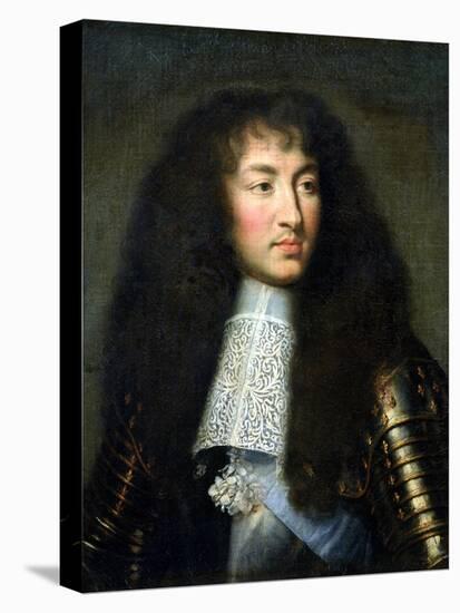 Portrait of Louis XIV (1638-1715)-Charles Le Brun-Premier Image Canvas